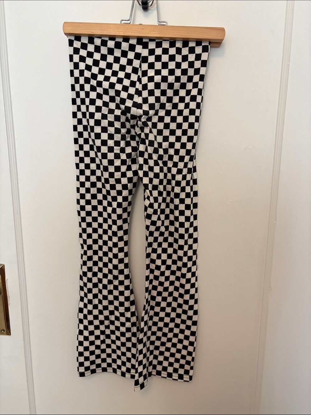 Old Navy Black & White Checkerboard Leggings